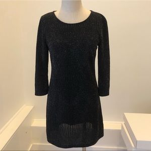 Elegant Sparkly Long Sleeved Dress